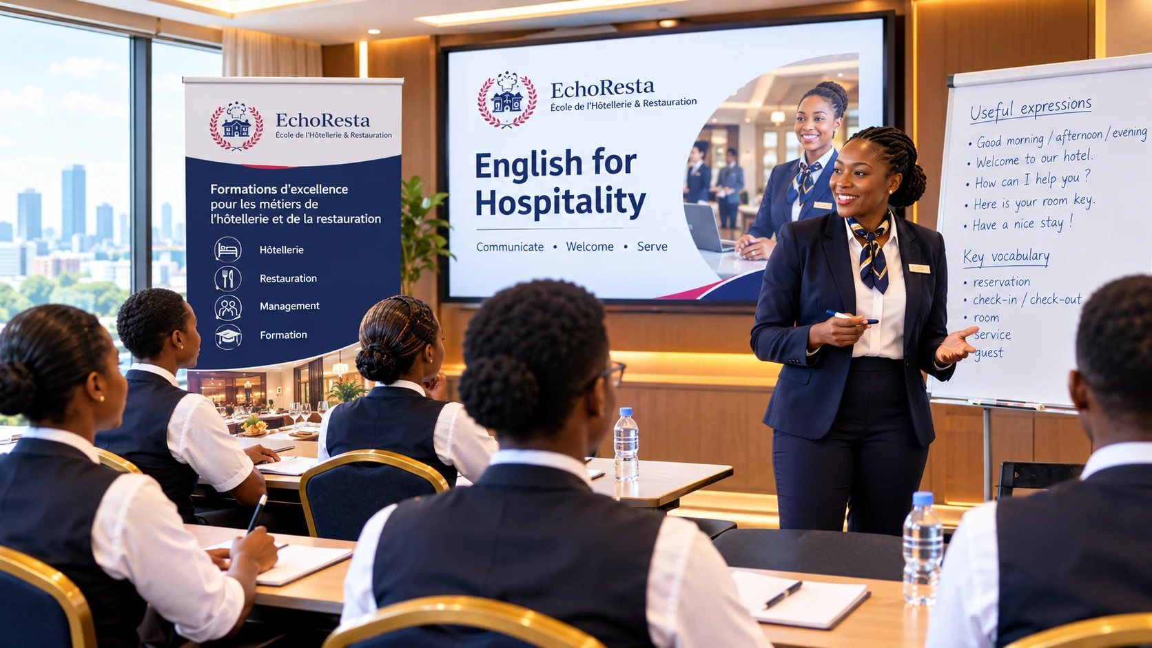 Formation anglais tourisme & hôtellerie à Abidjan